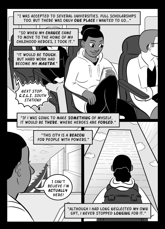 comic book page preview