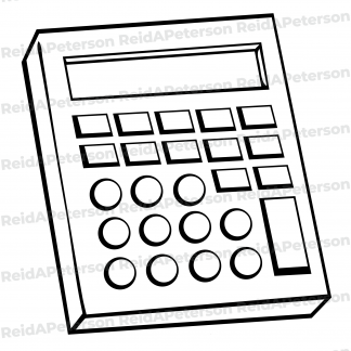 Hi-Res JPG Stock Image "Calculator Calculate Computer Math Numbers"