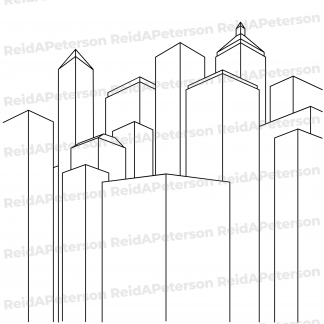 Hi-Res JPG Stock Image "Cityscape Urban City Buildings Towers"