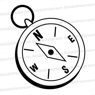 Hi-Res JPG Stock Image "Compass Directions North Round Navigation"