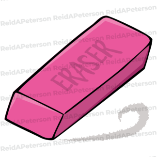 Hi-Res JPG Stock Image "Eraser Pink Rubber School Office Erase Rub"