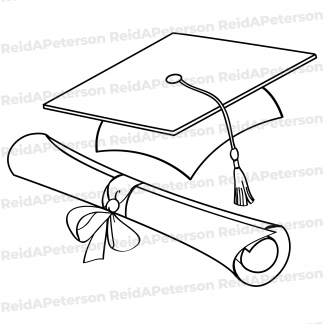 Hi-Res JPG Stock Image "Graduation Cap Hat Tassel Diploma"