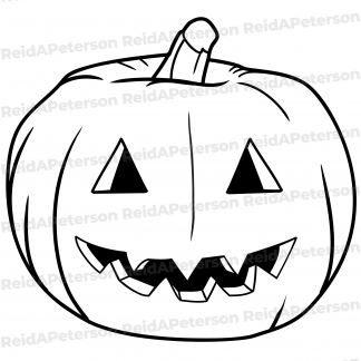 Hi-Res JPG Stock Image "Jackolantern Smiling Carved Pumpkin Gourd"