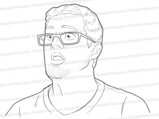 image of a man with glasses looking surprised