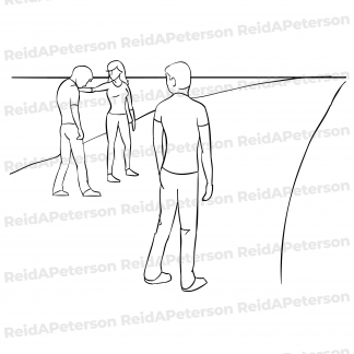 Hi-Res JPG Stock Image "Teamwork Road Journey Discouraged People"