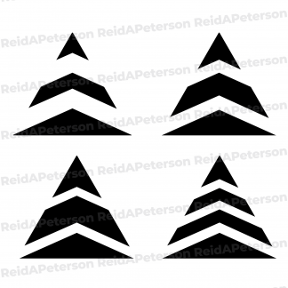 Hi-Res JPG Stock Image "Triangles Shape Chevron Design Icon"