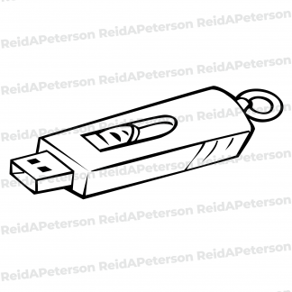 Hi-Res JPG Stock Image "USB Flash Thumb Travel Drive"