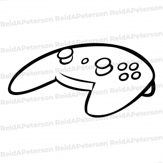 Hi-Res JPG Stock Image "Videogame Controller Console Joystick Buttons"